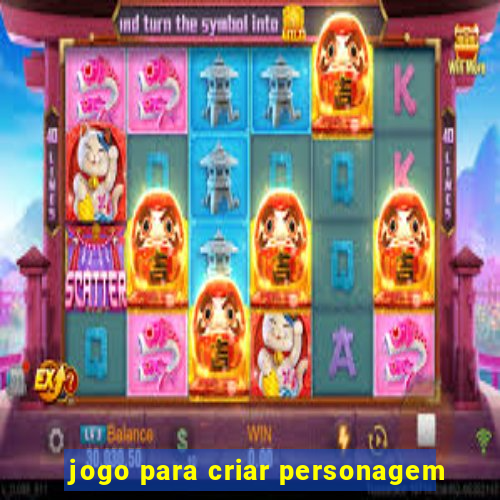 jogo para criar personagem